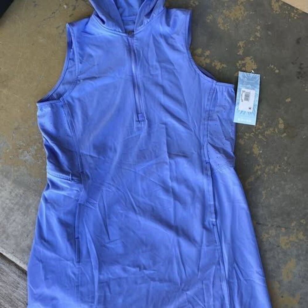 Laguna Women's Sleeveless Hooded Swim Cover-Up Dress (Adult M 8/10)